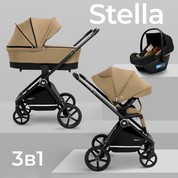 Детская универсальная коляска Sweet Baby Stella 3в1