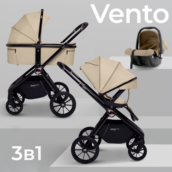 Детская универсальная коляска Sweet Baby Vento 3в1