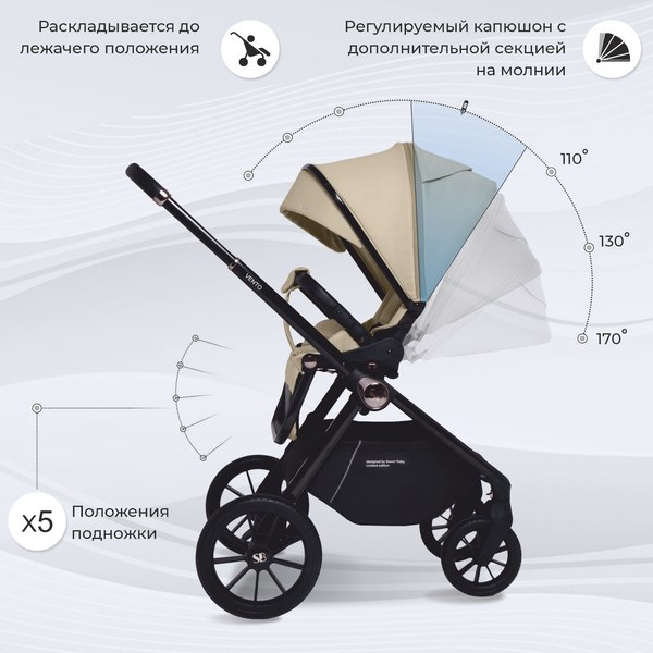 Детская универсальная коляска Sweet Baby Vento 3в1