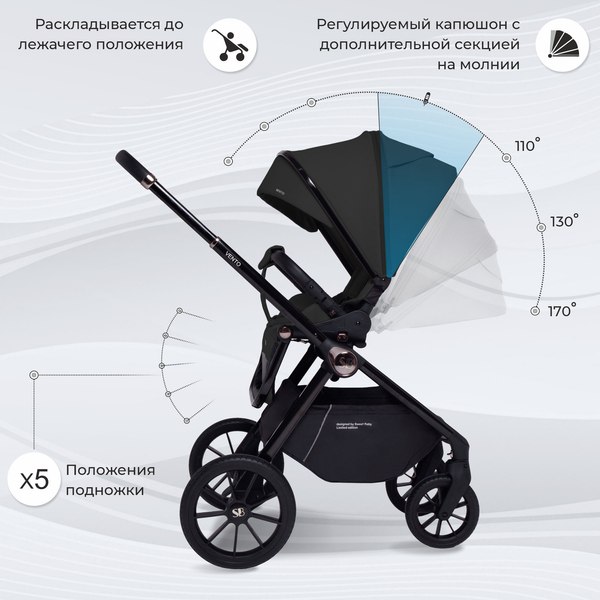Детская универсальная коляска Sweet Baby Vento 3в1