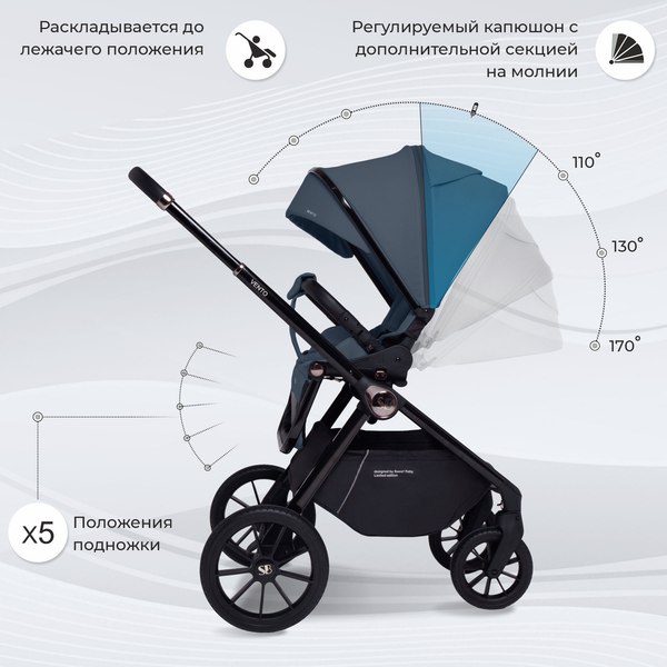 Детская универсальная коляска Sweet Baby Vento 3в1