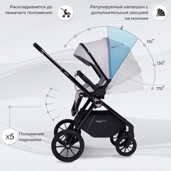 Детская универсальная коляска Sweet Baby Vento 3в1