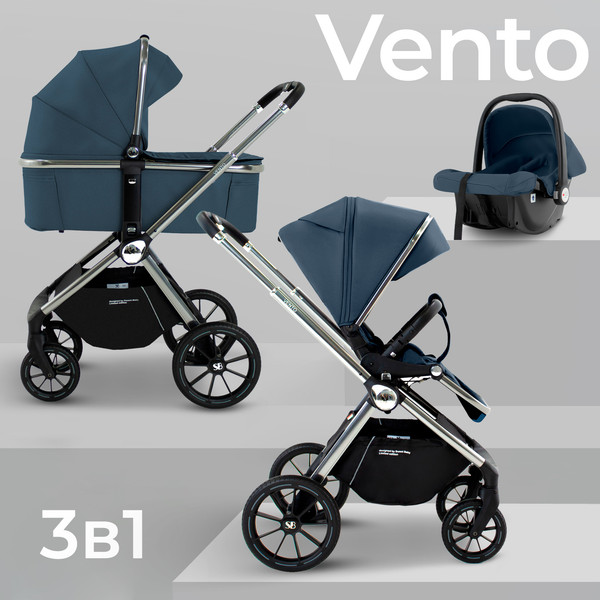 Детская универсальная коляска Sweet Baby Vento 3в1