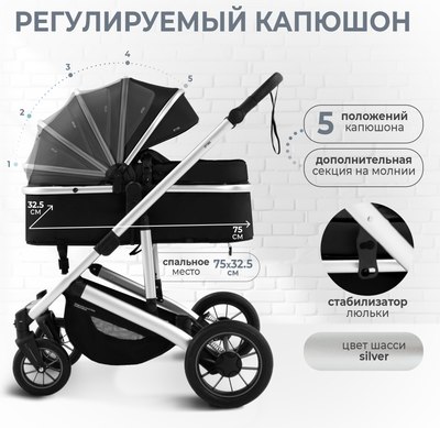 Детская универсальная коляска Sweet Baby Optima 2в1