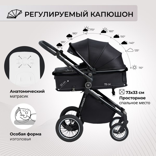 Детская универсальная коляска Sweet Baby Ranger 2в1