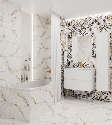 Ванна из искусственного мрамора Belux Вена ВВ-1600