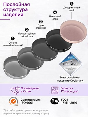 Кастрюля Elan Gallery Fierra / 130051