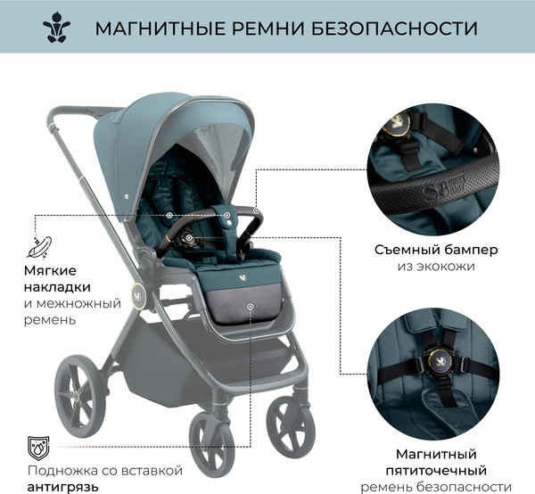 Детская прогулочная коляска Sweet Baby Elegante GL