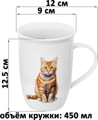 Кружка Elan Gallery Кот Борис / 230246