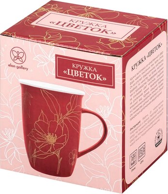 Кружка Elan Gallery Цветок / 230257