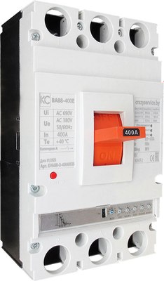 Выключатель автоматический КС ВА 88-400E 3P / EVA88-3-40040035 - фото