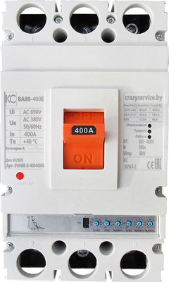 Выключатель автоматический КС ВА 88-400E 3P / EVA88-3-40040035
