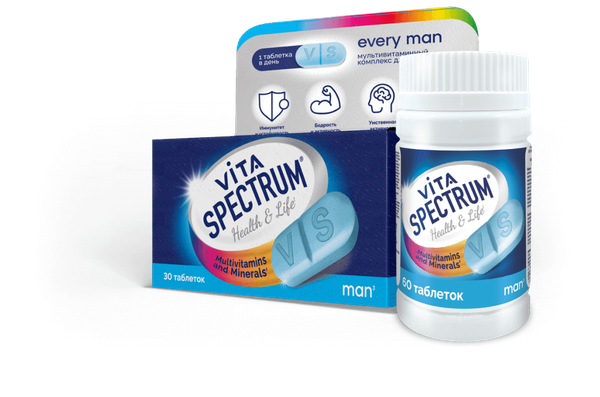 Витаминно-минеральный комплекс Vitaspectrum Для мужчин