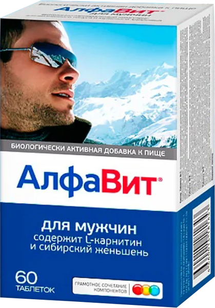 Комплексная пищевая добавка АлфаВит Для мужчин - фото