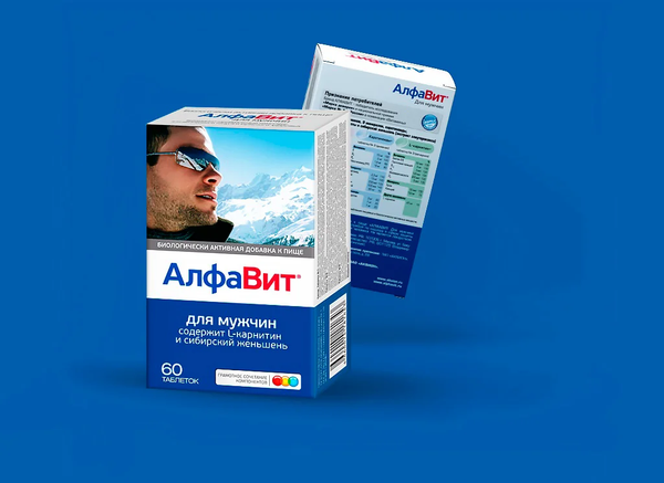 Комплексная пищевая добавка АлфаВит Для мужчин