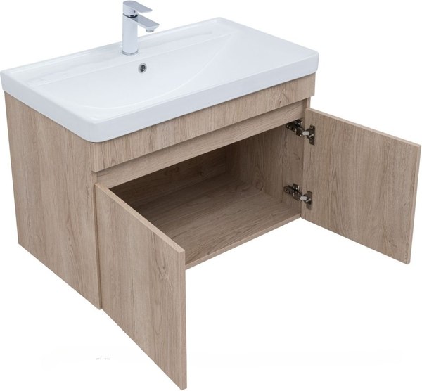 Тумба под умывальник Aquanet Оптима 80 / 344805