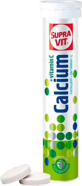 Витаминно-минеральный комплекс SupraVIT Кальций+С