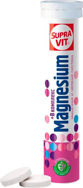 Витаминно-минеральный комплекс SupraVIT Магний + В комплекс