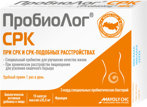 Комплексная пищевая добавка ПробиоЛог СРК капсулы 435.5мг - фото