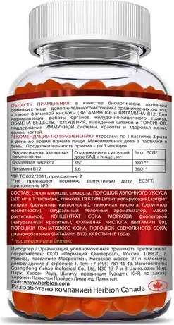 Пищевая добавка Herbion Иммуно Detox Naturals