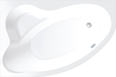 Ванна акриловая Bonito Home Rosa 150x100 L / BH-RA-101-150L/St+BH-RA-150L/P - фото