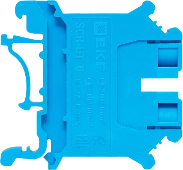 Клеммная колодка EKF Scr-ut-6-b