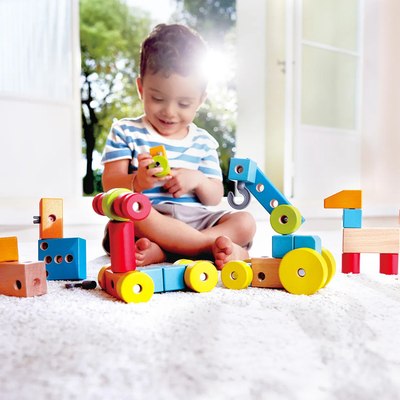 Конструктор Hape Учусь строить Бесконечное воображение / E0519_HP