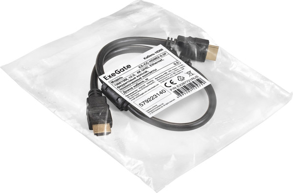 Кабель ExeGate EX-CC-HDMI2-0.5F / EX287721RUS