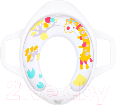Детская накладка на унитаз ROXY-KIDS Жираф / RTS-622-12 - фото