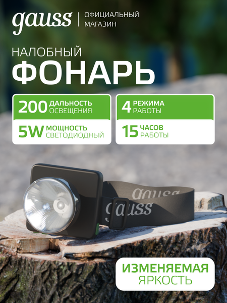 Фонарь Gauss GFL401 / GF401