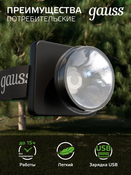 Фонарь Gauss GFL401 / GF401