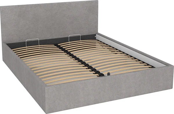 Двуспальная кровать МДК Диана Cocoa с подъемным механизмом КР2-CO1600 160x200 - фото