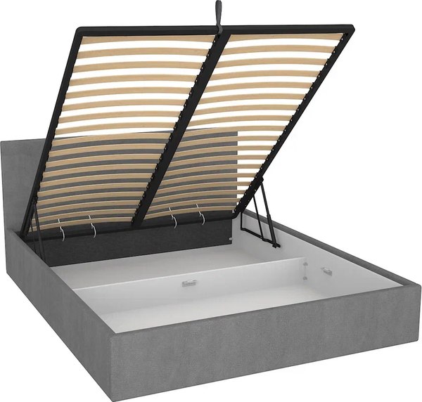Двуспальная кровать МДК Диана Grey с подъемным механизмом КР2-GRY1600 160x200