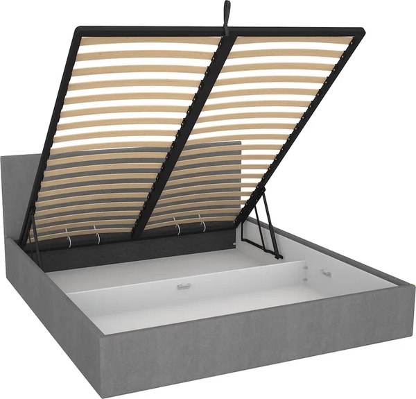 Двуспальная кровать МДК Диана Grey с подъемным механизмом КР2-GRY1800 180x200