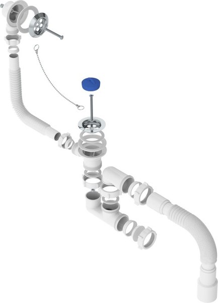 Сифон Tivoli Для ванны 1 1/2