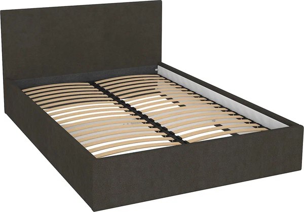 Двуспальная кровать МДК Диана Chocolate КР1-CH1400 140x200 - фото