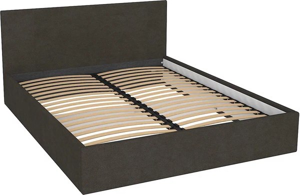 Двуспальная кровать МДК Диана Chocolate КР1-CH1600 160x200 - фото