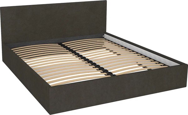 Двуспальная кровать МДК Диана Chocolate КР1-CH1800 180x200 - фото