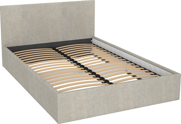 Двуспальная кровать МДК Диана Ash КР1-AS1400 140x200 - фото