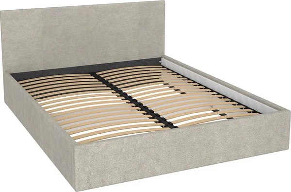 Двуспальная кровать МДК Диана Ash КР1-AS1600 160x200 - фото