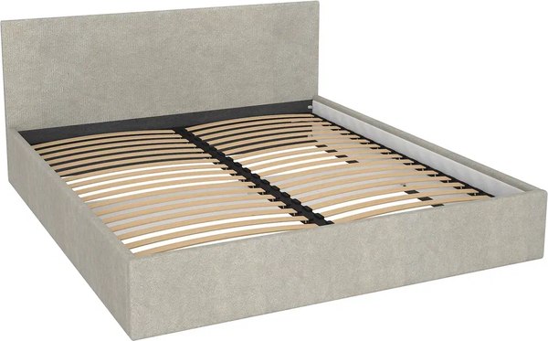 Двуспальная кровать МДК Диана Ash КР1-AS1800 180x200 - фото