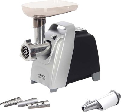 Мясорубка электрическая Аксион М 62.04 (черный/серебристый) - фото