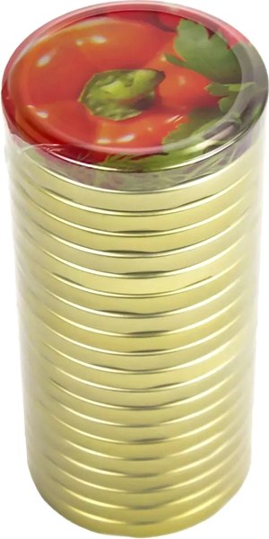 Набор крышек для закатки No Brand Твист-офф Золото 82мм / тип 1/82 - фото