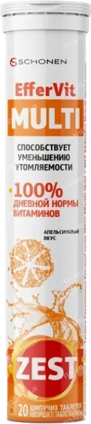 Мультивитаминный комплекс ZEST ЭфферВит Мульти - фото