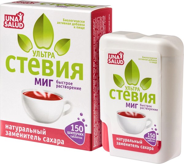 Пищевая добавка UnaSalud Стевия Ультра Миг