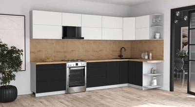 Кухонный гарнитур Интерлиния Мила Матте 1.5x3.5 Б PR