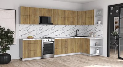 Кухонный гарнитур Интерлиния Мила Матте 1.5x3.5 Б PR