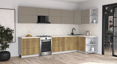 Кухонный гарнитур Интерлиния Мила Матте 1.5x3.5 Б PR