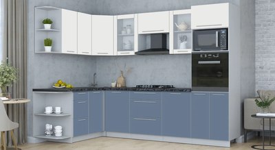 Кухонный гарнитур Интерлиния Мила Пластик 1.68x2.8 LV