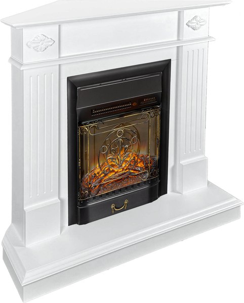 Каминокомплект Смолком Brighton Corner Std-Asp Majestic FX M Black RC - фото
